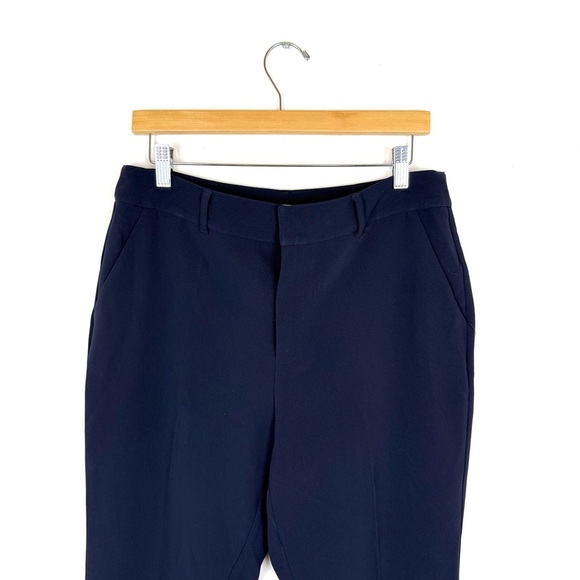 Cinq A Sept Women's Navy Kerry Slim Straight Leg Pants - Picture 2 of 7